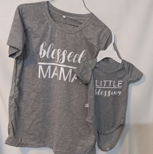 Blessed Mama and baby set